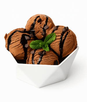 Marble ice cream bowl