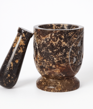 Mortar and pestle set (brown)