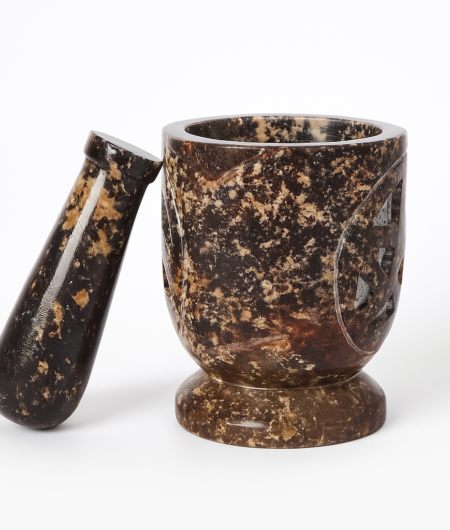 Mortar and pestle set (brown)